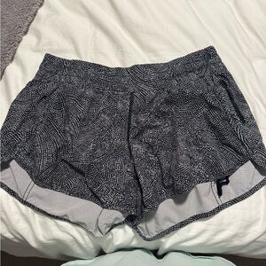 lululemon athletica Black and White Athletic Shorts